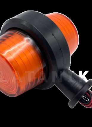 Додатковий габаритний сигнальний ліхтар жовтий fr led neon 12-24v