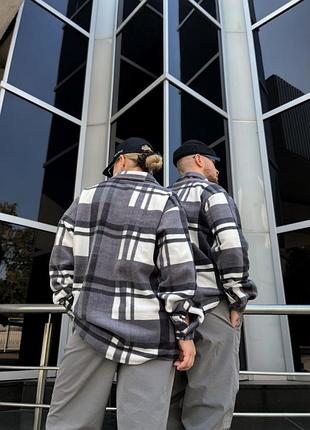 Рубашка apache сіра клітинка 2