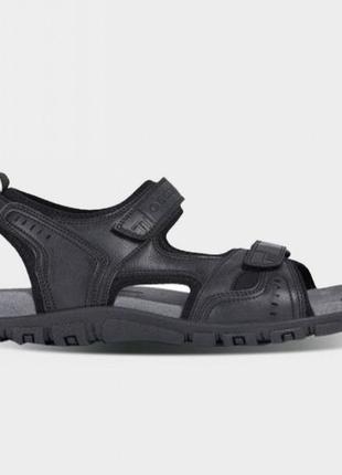 Сандалії geox strada 43 розмір, чоловічі чорні сандалії