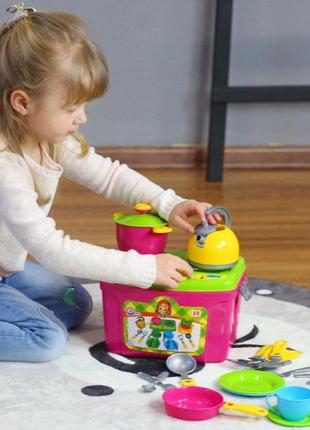 Игровой набор посуды технок - (2407) в кейсе, 23 предмета!
