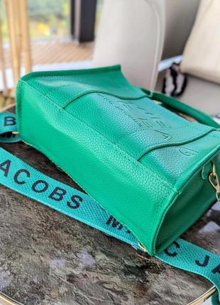Сумка женская марк джейкобс шопер зеленый marc jacobs low-top bag мини2 фото