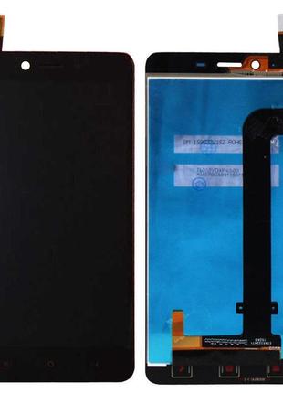 Дисплей (lcd) xiaomi redmi note 2 + сенсор чёрный