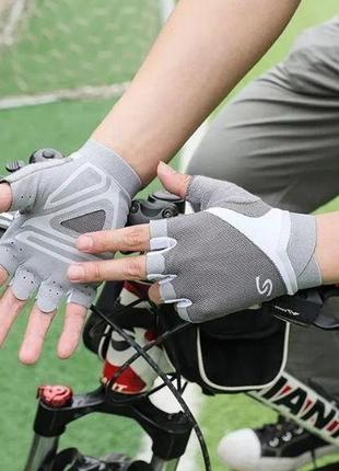 Велоперчатки беспалые (m)3 фото