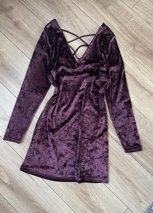 Розкішне велюровий плаття святкова сукня