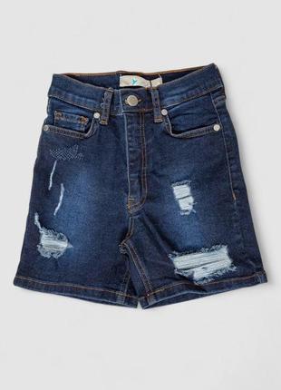 Шорты джинсовые подростковые для девочки, цвет темно-синий, 247r923-5