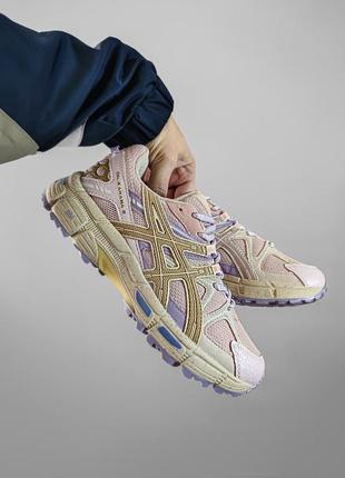 Кросівки asics gel kahana 8 pink/violet асікс гель кахана кросовки