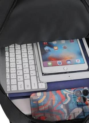 Спортивный рюкзак мужской водонепроницаемый черный 47*32*12см ebwnas 19 литров | 2313-3