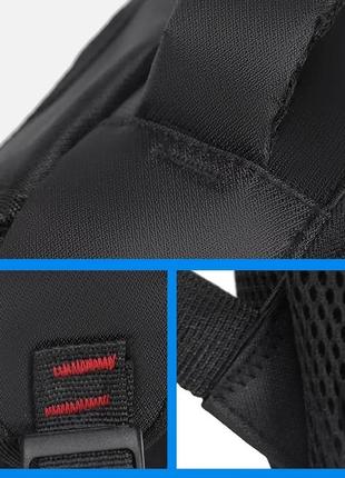 Спортивный рюкзак мужской водонепроницаемый черный 47*32*12см ebwnas 19 литров | 2313-3