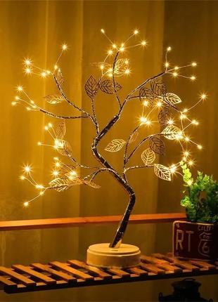 Сенсорное led-дерево, 72 led, тёплый цвет