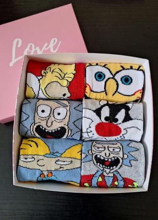 Бокс женских подарочных носков 36-41 на 6 пар pro_390