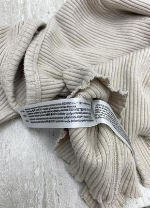 Bershka чудова бежева блузка з деуорацією4 фото