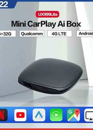 Автомобильный carplay mini box ux-999 lite / 32 гб / android 13