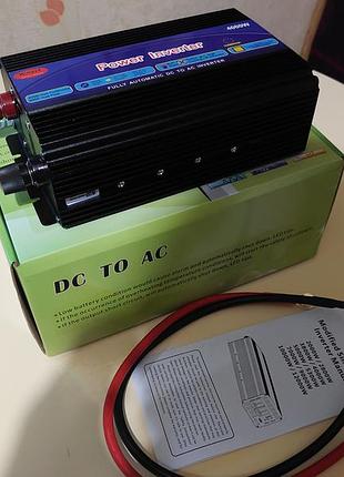 Інвертор 4000вт євростандарт wimpex. перетворювач напруги-12/220в.