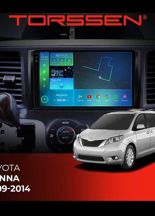 Штатна магнітола torssen 2k toyota sienna 09-14 f9232 4g carplay dsp