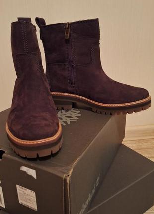 Зимние сапоги timberland на искусственном меху (оригинал)