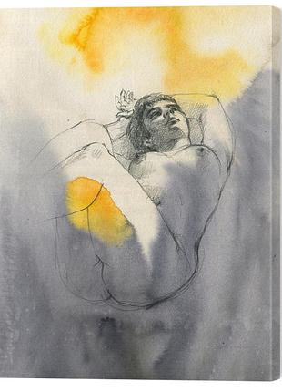 Картина на стіну у вітальню / спальню «ніжна гармонія» 45x60 cм