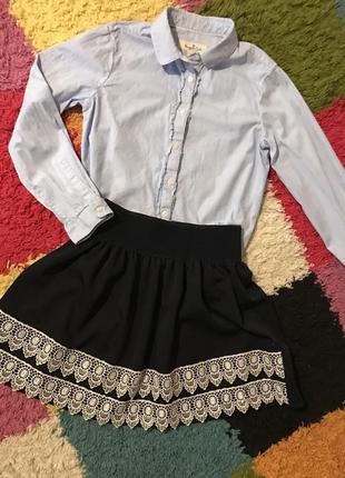 Рубашка и юбка для школы