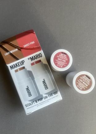Набор кремовый скульптор+румяна makeup by mario mini sculpt &amp; pop on-the-go