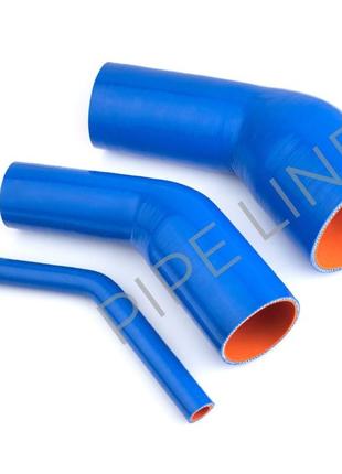 Патрубок силіконовий з переходом, кут 135 градусов l150*150 d 16*19