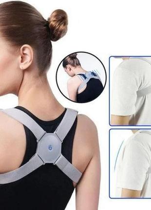 Корректор осанки, умный корсет для спины и позвоночника с вибрацией smart sensor corrector