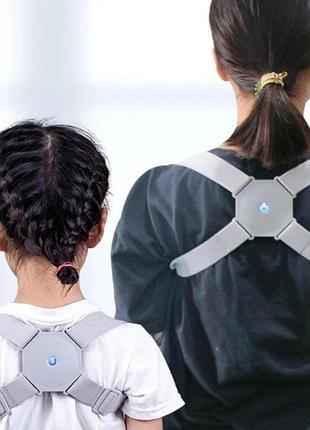 Корректор осанки, умный корсет для спины и позвоночника с вибрацией smart sensor corrector