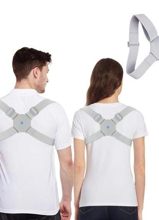 Корректор осанки, умный корсет для спины и позвоночника с вибрацией smart sensor corrector