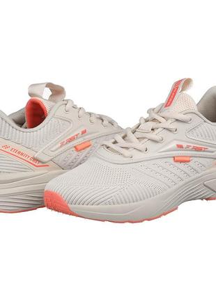 Женские бежевые текстильные кроссовки baas 03428