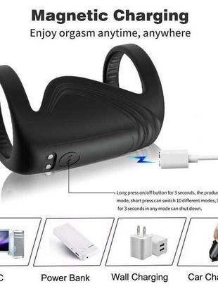 Насадка на пенис с вибрацией black velvets sleeve