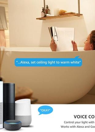 Светодиодный потолочный светильник lepro smart с регулируемой яркостью, потолочный светильник6 фото