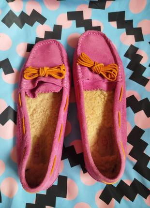 Теплые лоферы ugg, тапочки ugg