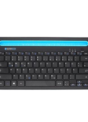 Беспроводная клавиатура для планшета с немецкой раскладкой qwertz - черная
