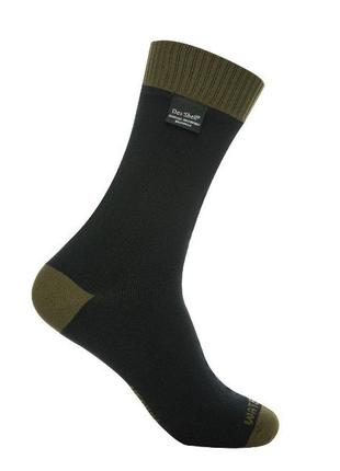 Носки водонепроницаемые dexshell thermlite, pp l, с зеленой полоской