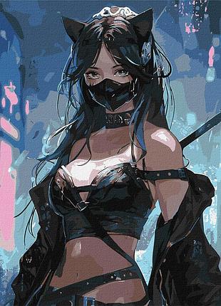 Картина за номерами "грація стилю" kho8427 40х50см