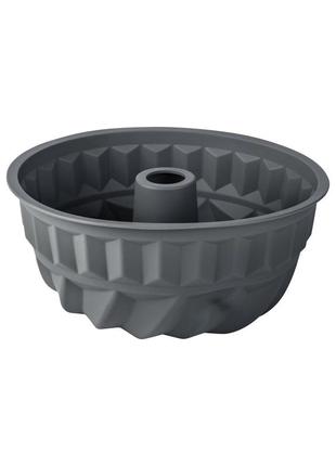 Силиконовая форма для кекса 24 x 10,5 см серый ernesto