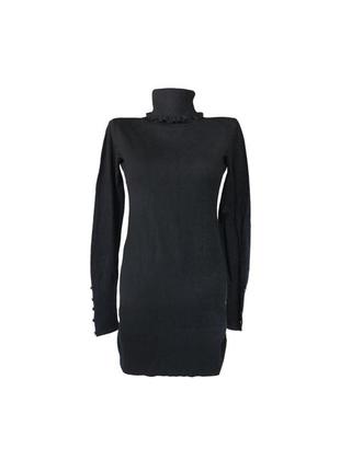 Б/в жіночий гольф подовжений s чорний ladies