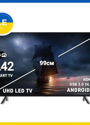 Телевізор led l42 39.5 дюймів 99 см t2 720p 60hz android