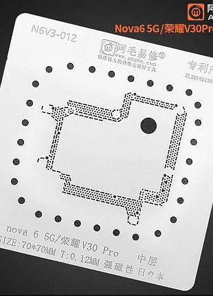 Трафарет bga amaoe pcb huawei nova 6 / v30 pro (0.12 mm)