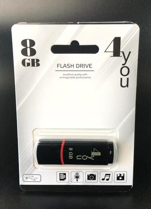 Флеш-накопитель usb 8gb 4you 011 classic series black