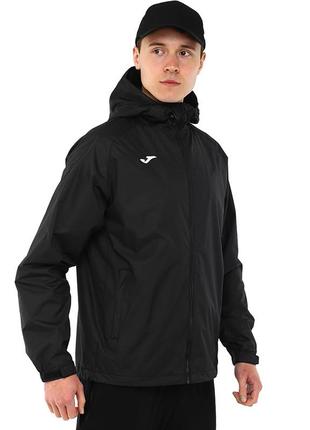 Куртка дождевик с капюшоном alaska 101296-100 l черный (06590097), joma