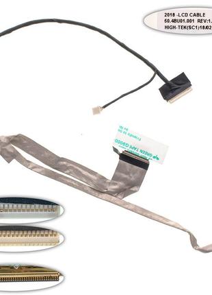 Шлейф матриці для ноутбука acer (pb: tj61, tj65, tj68, tj74, gw: nv52, nv54, nv58), led, роз'єм під камеру (50.4bu01.002)