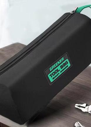 Сумка для инструментов greener 26.5 см черный