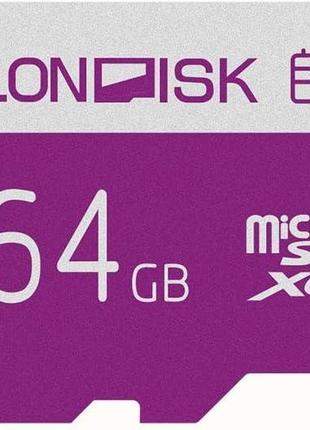 Карта пам'яті sdxc micro sd 64 гб c10 u1 tf/flash card для мобільного телефону/планшета/цифрових камер/dslr