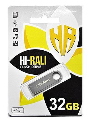 Флеш-накопитель usb 32gb hi-rali shuttle series silver