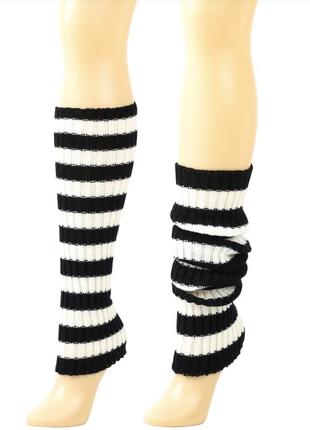Гетри на ноги або руки home socks білі вязані
