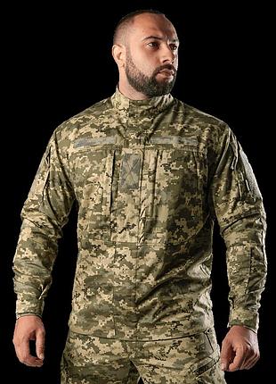 Китель camotec blitz twill піксель, тактичний кітель піксель, військовий літній кітель, армійська сорочка
