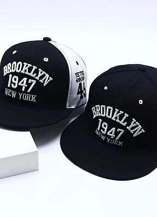 Кепка brooklyn с прямым козырьком унисекс (snapback) brooklyn 19475 фото