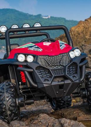 Дитячий електромобіль buggy speed 4wd (червоний колір)