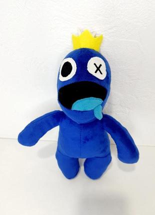 Мягкая игрушка радужные друзья rainbow friends roblox blue 30 см синяя
