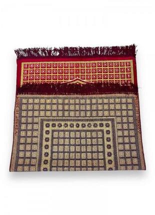 Килимок для молитви (намазу) sajda basit 70х110 см бордовий