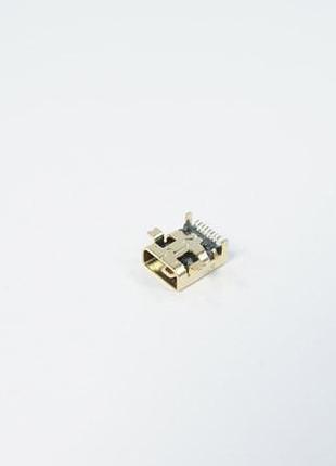 Разъем miniusb mij016 для планшета, телефона (8 pin, 4 fixed foot)